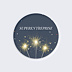 Stickers Voeux  Bougies étincelantes