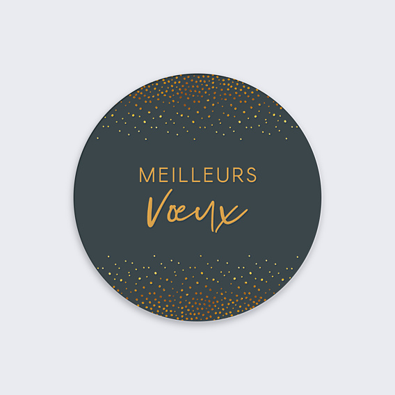 Stickers Voeux Élégance