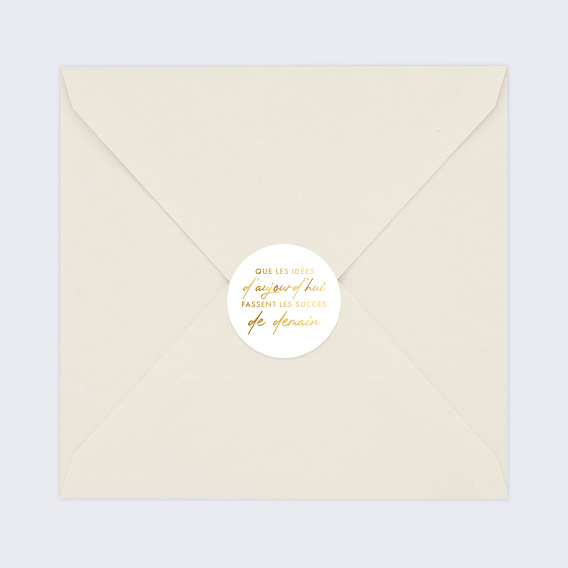 Stickers vœux entreprise Succès Après 3