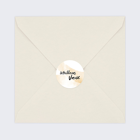 Stickers vœux entreprise Toile Après 3