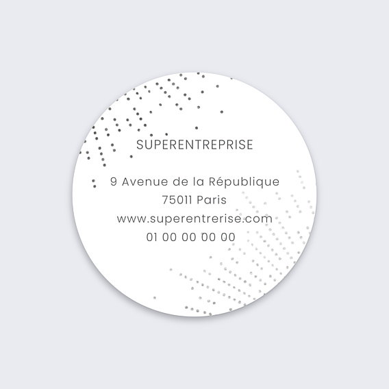 Stickers Voeux Explosion Logo