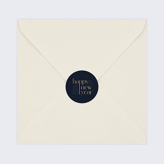 Stickers vœux entreprise Boucles Après 1