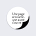 Stickers vœux entreprise Une page se tourne Recto