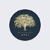 Stickers Voeux Entreprise Arbre Recto