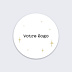 Stickers Voeux Entreprise Boule de Noel Logo Recto