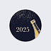 Stickers Voeux Entreprise Bulles Fraîches Recto