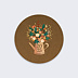 Stickers Voeux Entreprise Floraison Recto