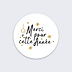 Stickers Voeux Entreprise Merci Pour Cette Année Recto
