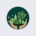 Stickers Voeux Entreprise Projet Grandissant Recto
