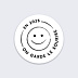 Stickers Voeux Entreprise Smile Recto