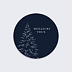Stickers Voeux Entreprise Sous La Neige Recto