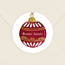 Stickers Voeux  Boule de Noël
