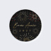 Stickers Voeux Feux d’Artifice Colorés