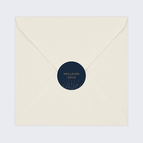 Stickers vœux entreprise Feux Artifices Après 3