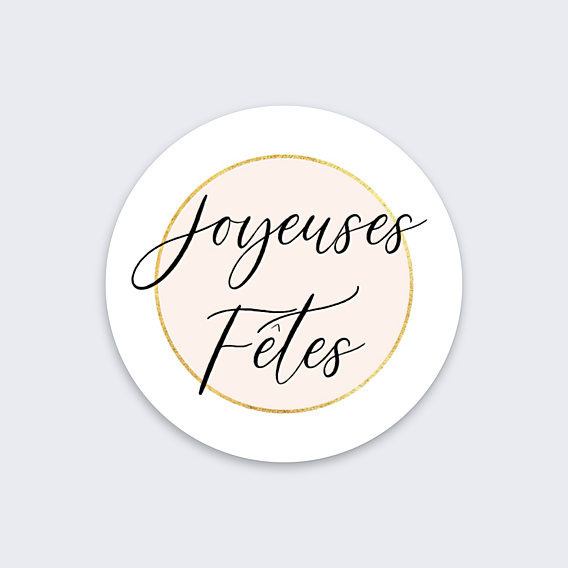 Stickers Voeux Frame