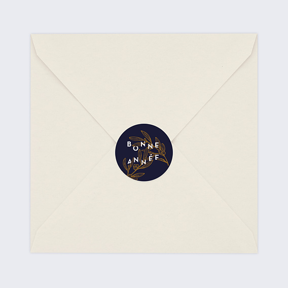 Stickers vœux entreprise Gui Porte Bonheur Après 3