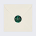 Stickers Voeux Encadré Ocre