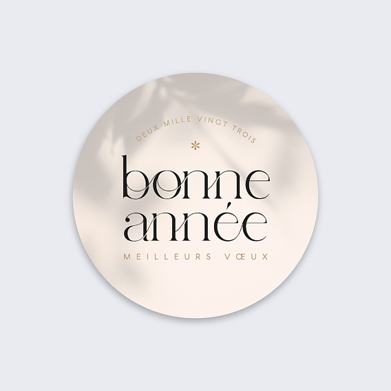 Stickers Voeux  Ombré