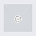 Stickers Voeux Couronne de feuilles