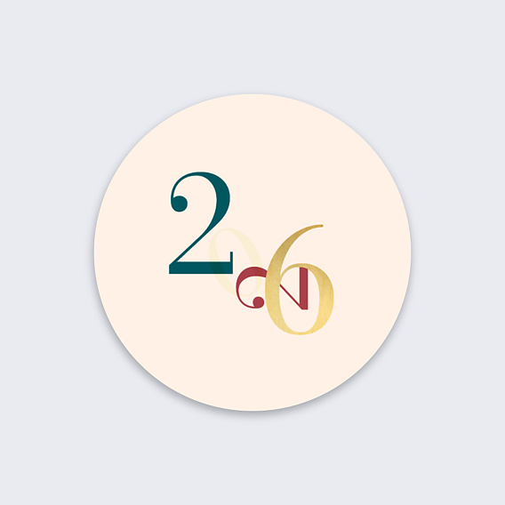 Stickers Voeux Couleurs