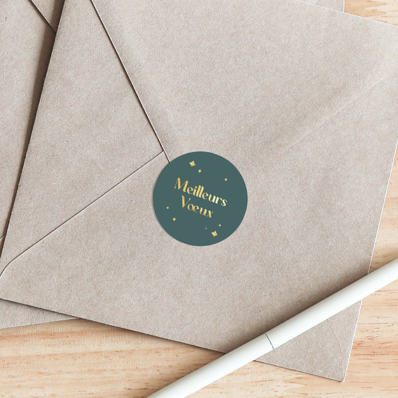 Stickers vœux entreprise Graphic Star Après 4