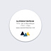Stickers Voeux Petits Triangles