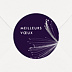 Stickers Voeux Organique