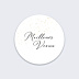 Stickers Voeux Paillette