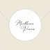 Stickers Voeux Paillette