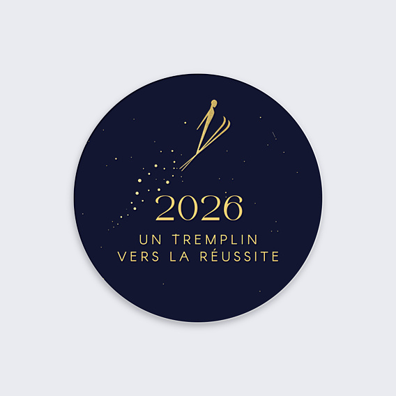 Stickers Voeux Tremplin