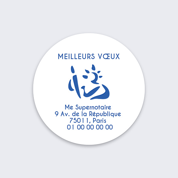 Stickers Voeux Notaire