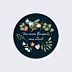Stickers Voeux Année Florissante