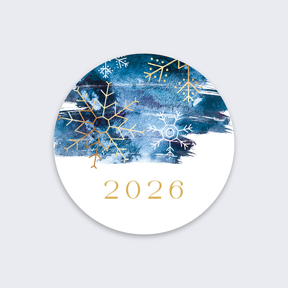 Stickers Voeux  Flocons