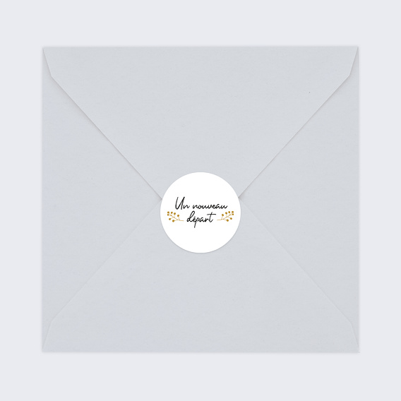 Stickers vœux entreprise Nouvelle Année Nouveau Départ Après 4