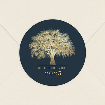 Stickers Voeux Entreprise Arbre