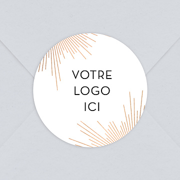 Stickers Voeux Entreprise Logo