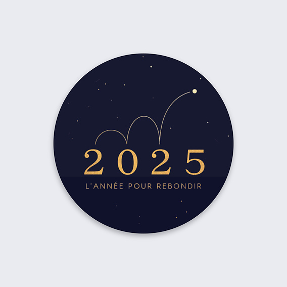 Stickers Voeux Rebondir