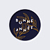 Stickers Voeux Gui Porte Bonheur