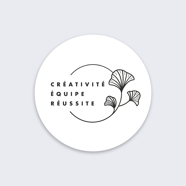 Stickers Voeux Équipe Recto