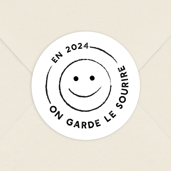 Stickers Voeux Entreprise Smile