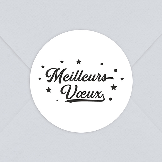 Stickers vœux Meilleurs Vœux