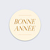 Stickers vœux Bonne Année