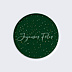 Stickers Voeux Personnalisable Paillettes
