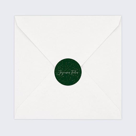 Stickers vœux Paillettes Après 4