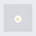 Stickers Voeux Personnalisable Golden Dots