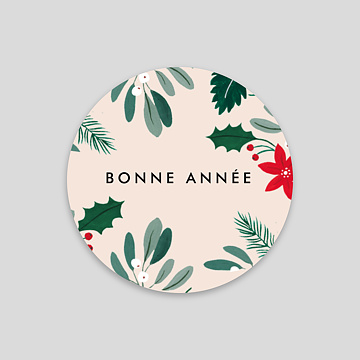Stickers Voeux  Herbier d'Hiver