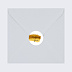Stickers Voeux Personnalisable Pinceau
