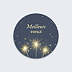 Stickers Voeux Personnalisable Noël festif