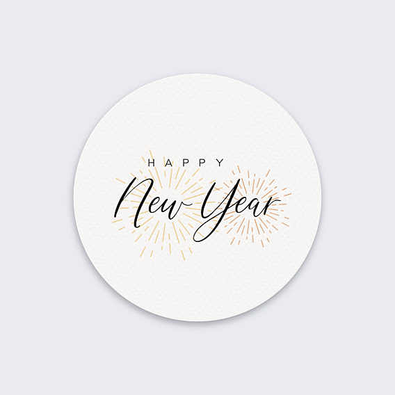 Stickers Voeux Personnalisable Joyeuses Explosions