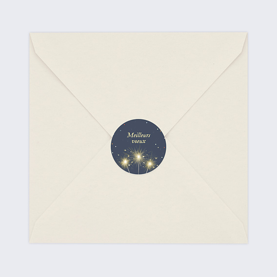 Stickers vœux Noël festif Après 4